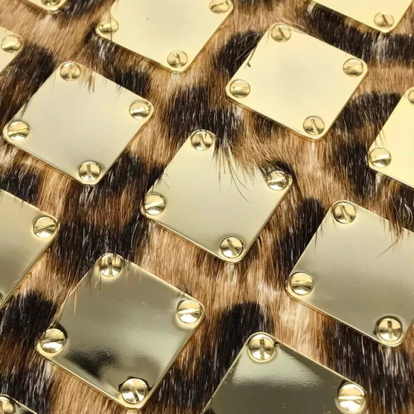 MCM x PHENOMENON collaboration Leopard iPad case Brown Pony-Hair - Picture 2 of 8